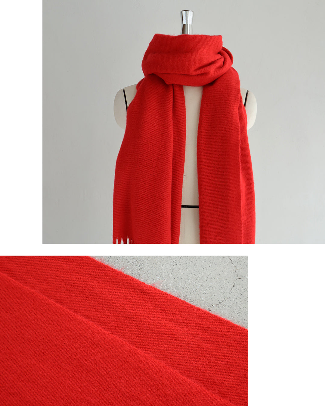 カワイイ CAWAII 大人の遊び心 冬の顔映え カラーマフラー (グリーン) グリーン