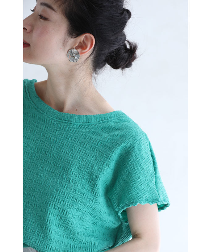 カワイイ CAWAII 後ろツイストタックのプルオーバートップス