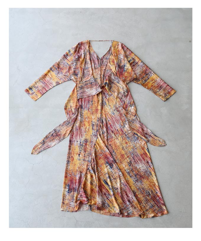 CAWAII Colorful Art Pattern Cascual Long Dress