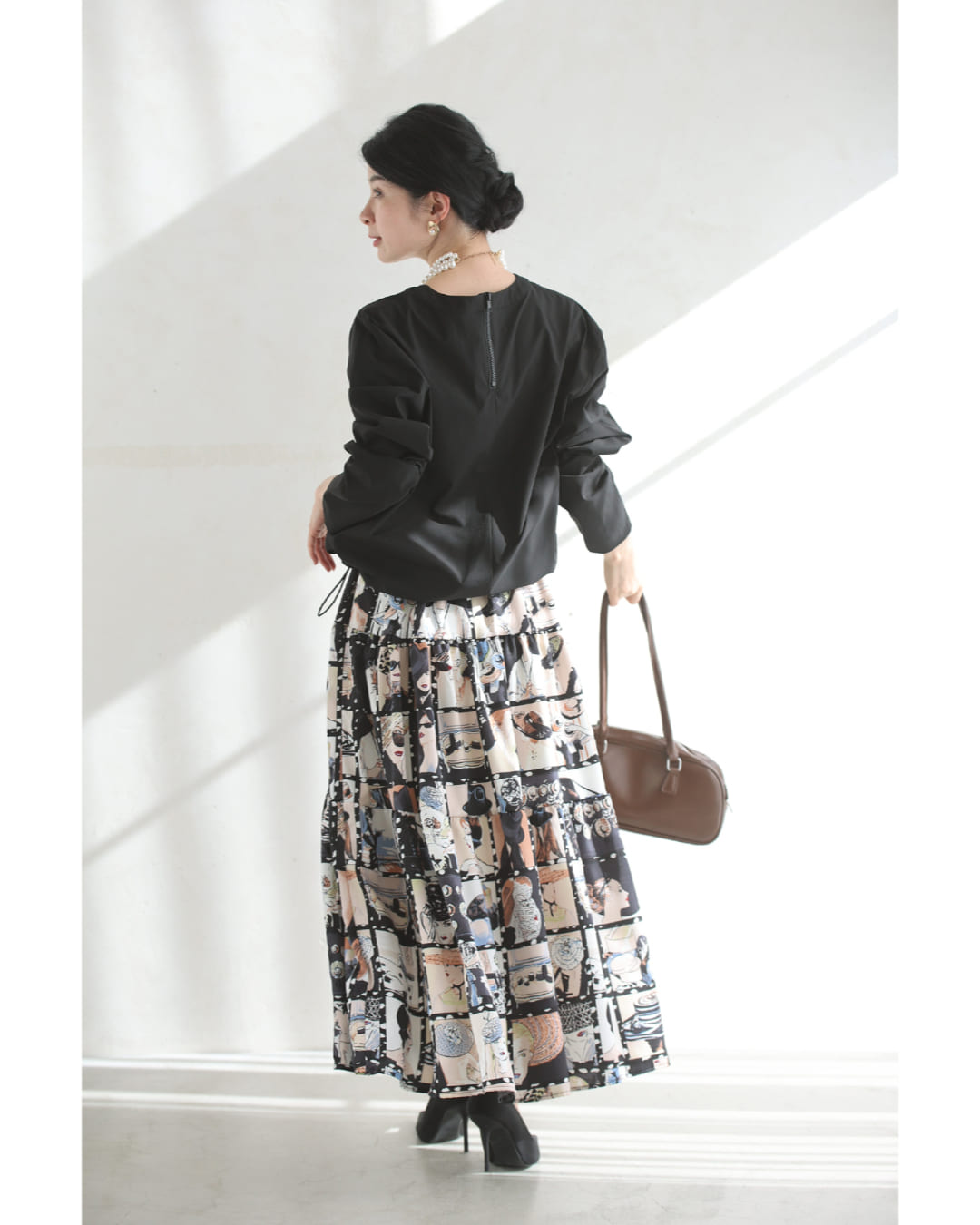 カワイイ CAWAII 夏もアクティブな私の為のUVカットラッシュガードプルオーバートップス (ブラック) ブラック