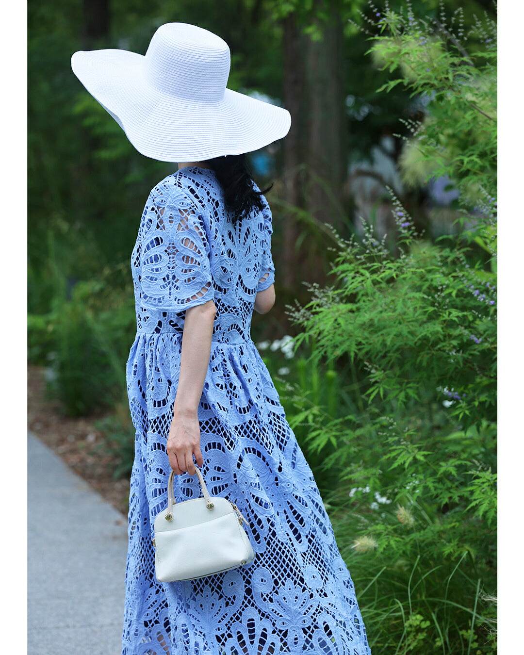 カワイイ CAWAII ーいくつになっても好きな服をー 私の一目惚れワンピ (ブルー) ブルー