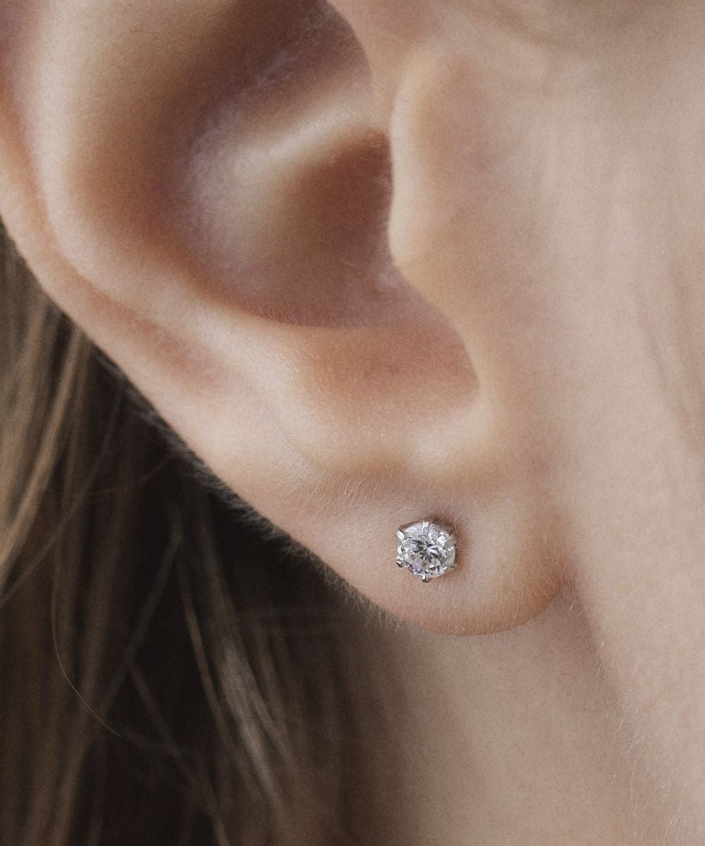 カナルヨンドシー Canal4℃ K10ホワイトゴールドピアス