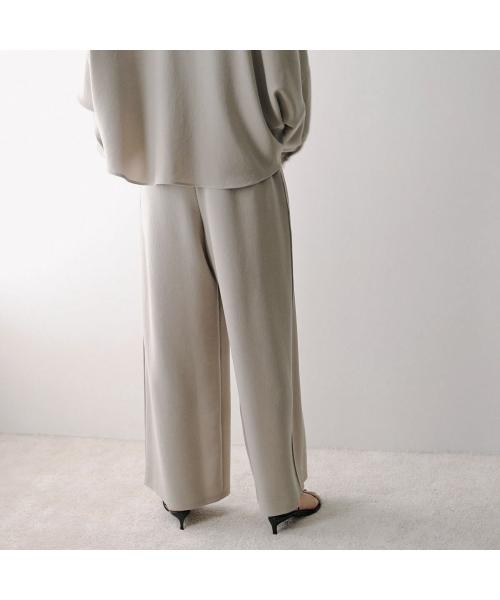 カフネ cafune cafune タックパンツ 535635 ジョーゼット イージーパンツ (13/グレージュ) 13/グレージュ
