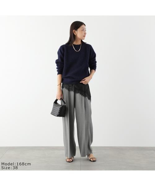 カフネ cafune cafune タックパンツ 545601 ウールライク ワイド (99/ブラック) 99/ブラック