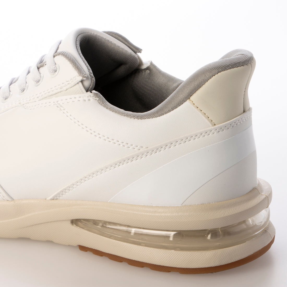 スパットシューズ(エアソールタイプ) 手を使わずに履ける【24.5cm~29.0cm】 (WHT) WHT