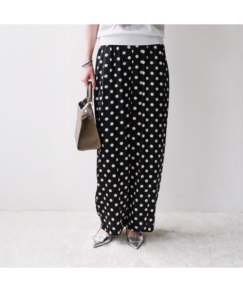 シーレット CEaRET CEaRET バレルパンツ 252005 ドット サテン (529/ブラック他) 529/ブラック他