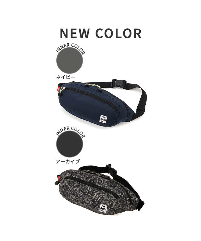 チャムス CHUMS チャムス リサイクル ウエストバッグ CHUMS RECYCLE BAG CH60-3969 (ブラック) ブラック