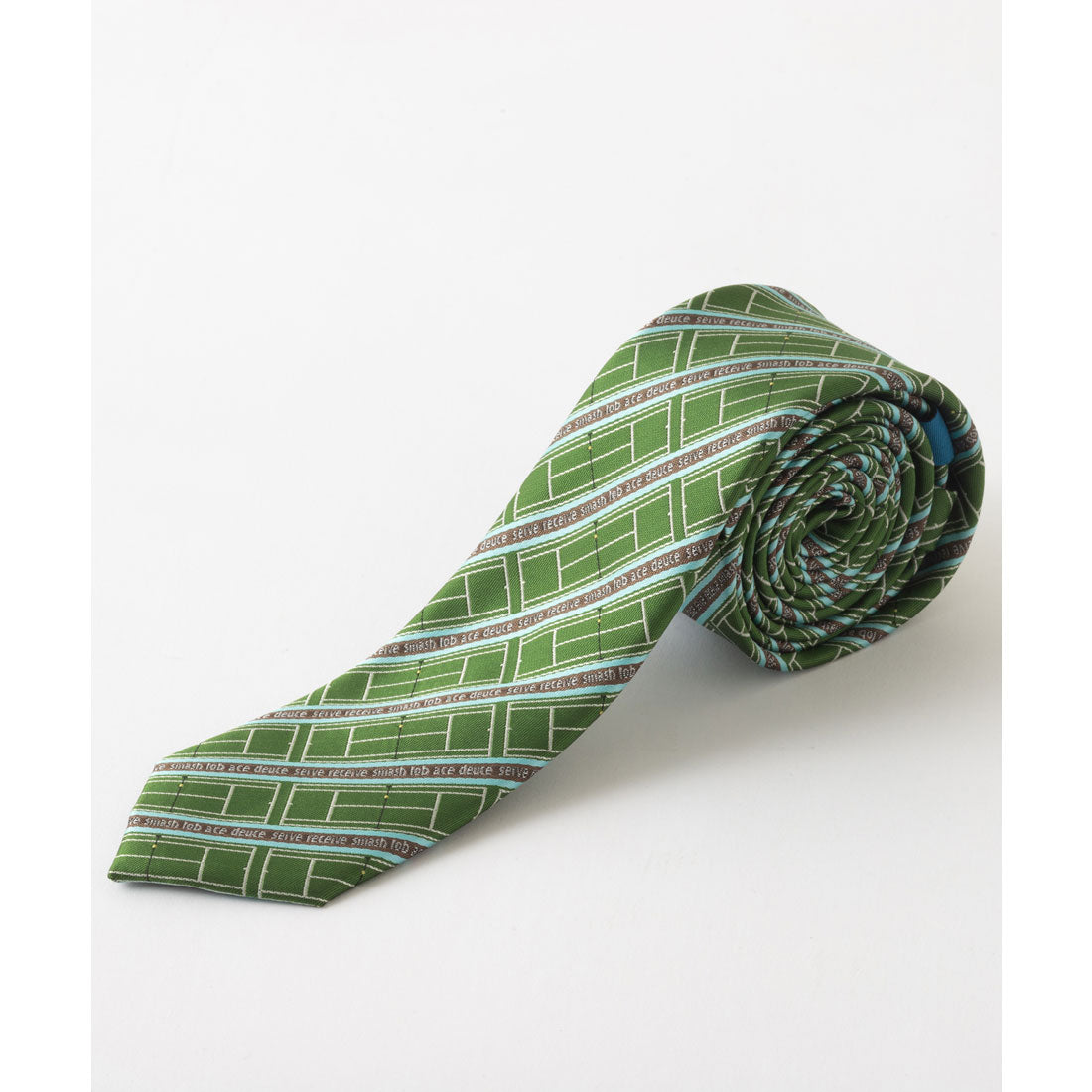 チルワーク バイ クイトランニング CHILLWORK by Quit Running テニスデザインナロータイ 刺繍ネクタイ 洗えるイージーケア,その他11