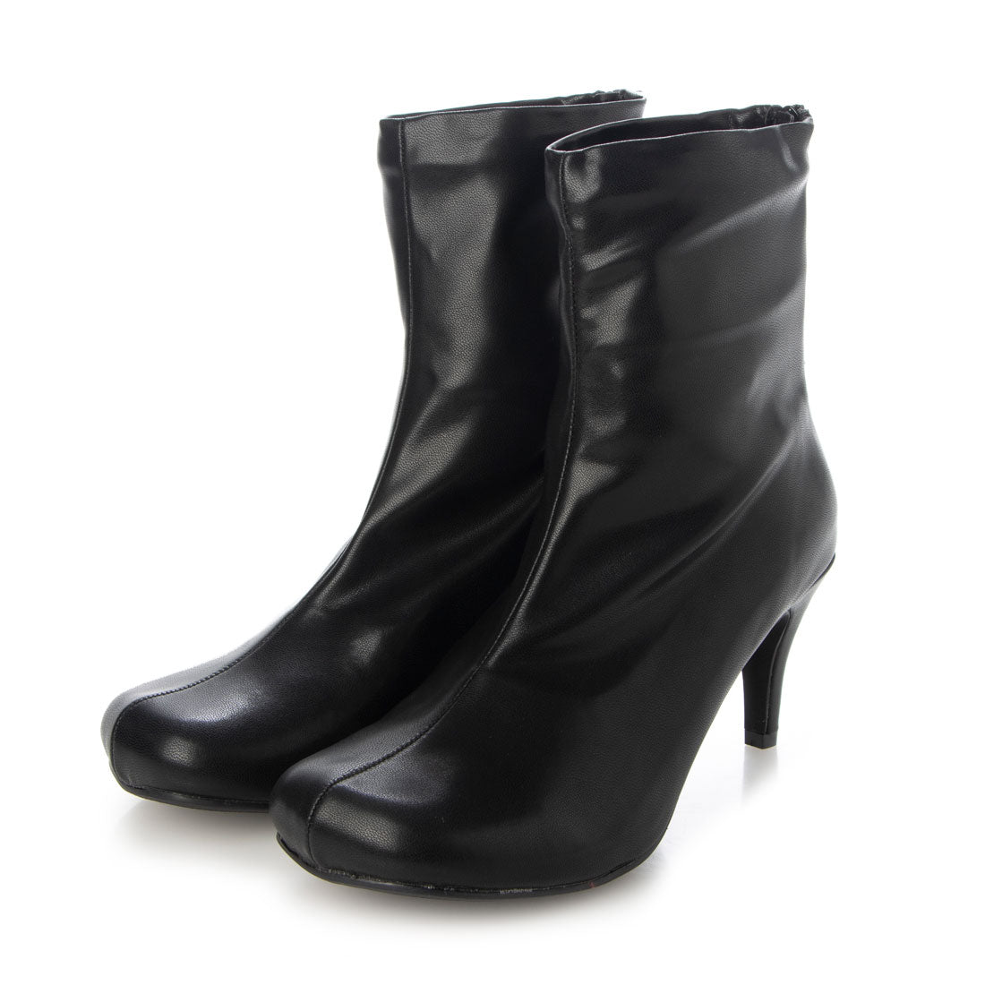 シックス CHICS オブリークトゥストレッチショートブーツ