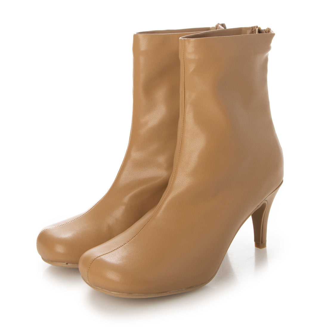 シックス CHICS オブリークトゥストレッチショートブーツ