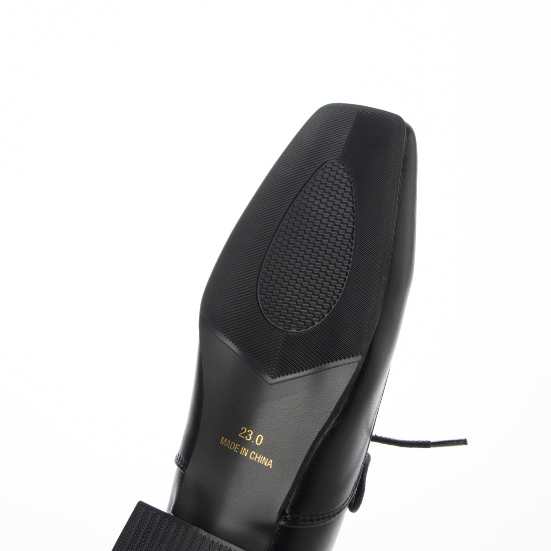 シックス CHICS スクエアトゥレースアップシューズ