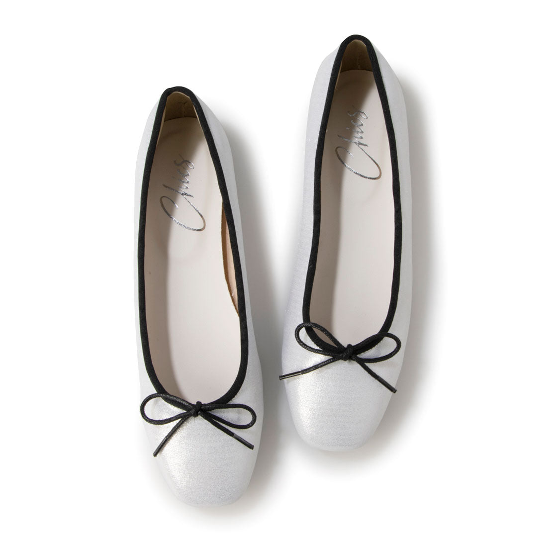 シックス CHICS スクエアトゥバレエシューズ