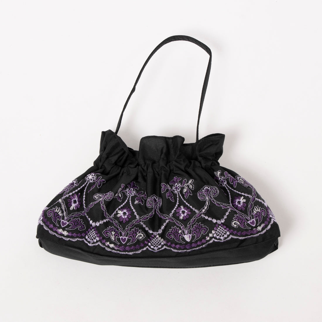 シノワズリーモダンキョウト シノワズリーモダン京都 マーブル刺繍ミニ折りたたみ日傘 (ブラック) ブラック