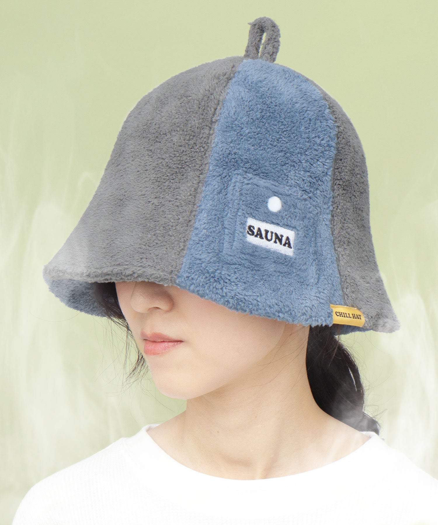 Chill Hat Sauna Hat for Men and Women Towel Sauna Hat Cap Sauna Goods