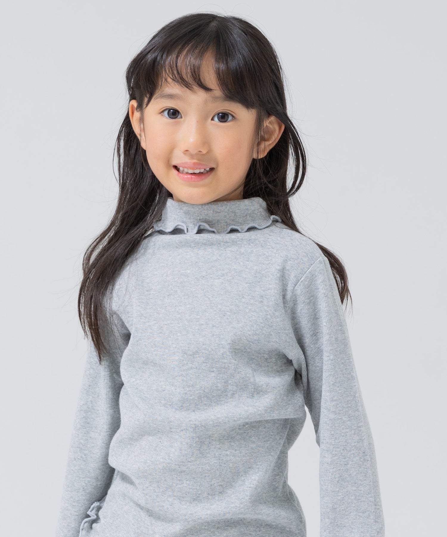 チルツー chil2 リブハイネックカットソー