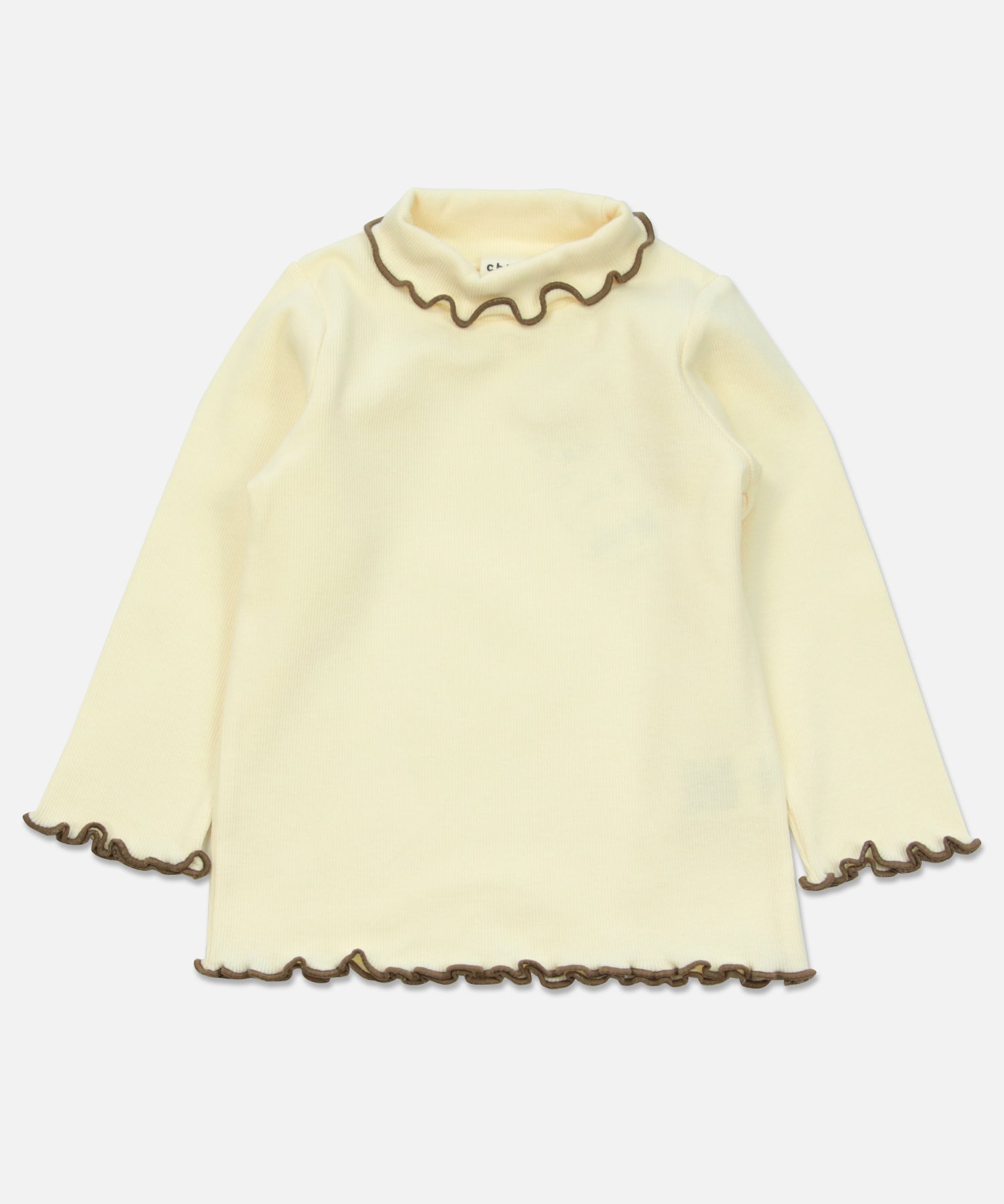 チルツー chil2 リブハイネックカットソー