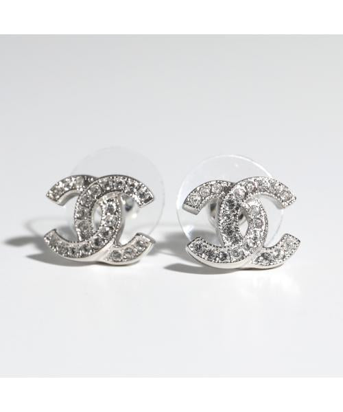Chanel CHANEL CHANEL Earrings ABE100 Y02003 rhinestone Coco Mark