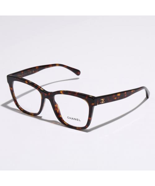 シャネル CHANEL CHANEL メガネ 3392 スクエア型 CCマーク (c501/ブラック) c501/ブラック