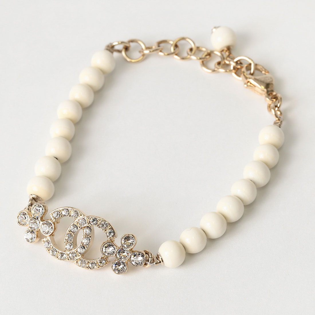 シャネル CHANEL ブレスレット ココマーク BRACELET CHANEL BRACELET GOLD/WHITE (/) /