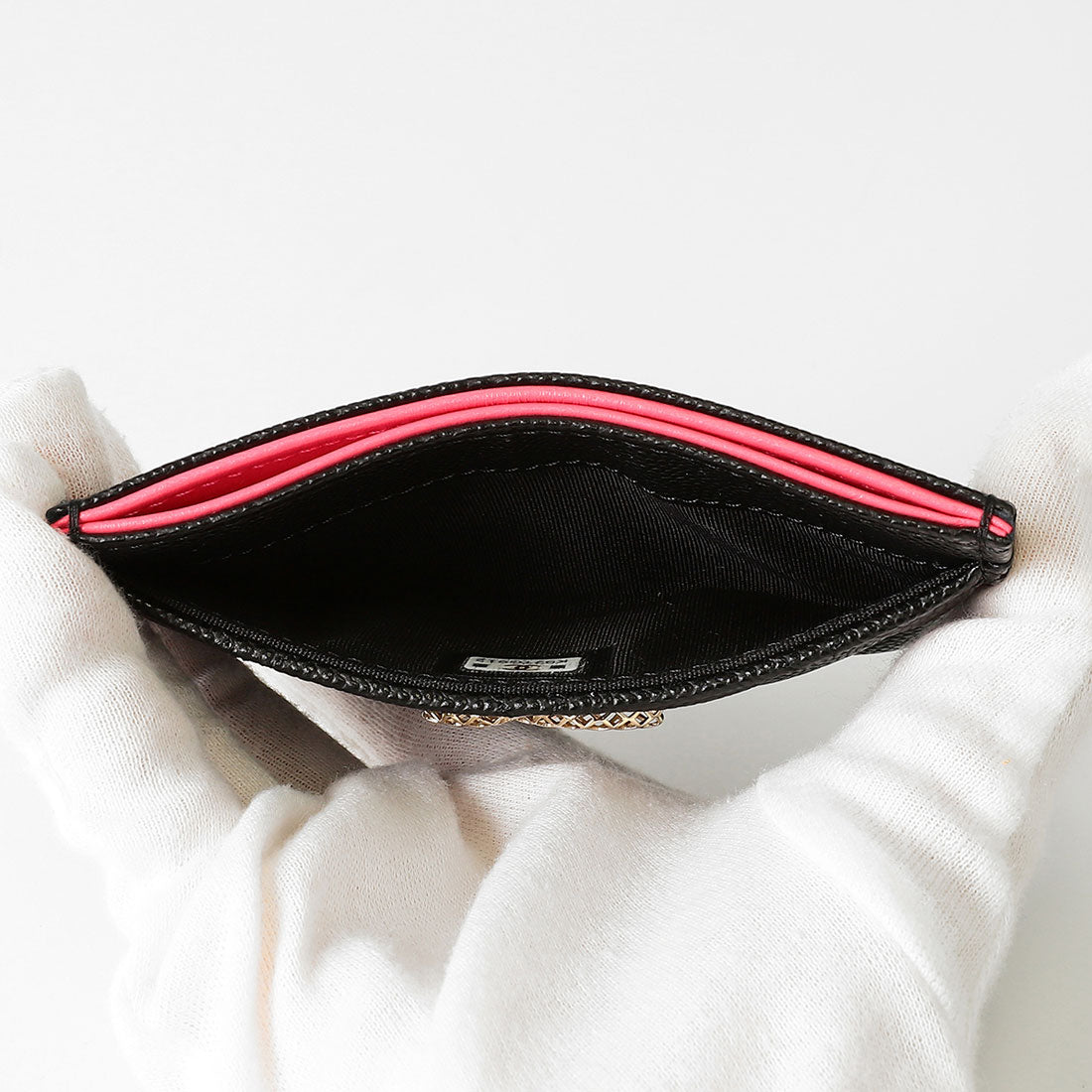 シャネル CHANEL パスケース(定期入れ) キャビアスキン CARD CASE CARD CASE BLACK (/) /