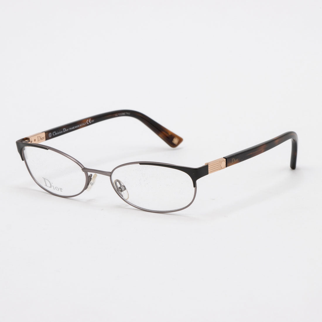 クリスチャンディオール　ブラウンデミ　メガネ Dior glasses eyewear women's men's
