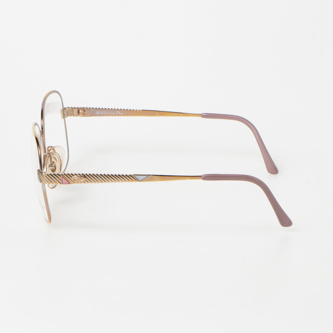 ディオール Dior メガネ 眼鏡 アイウェア レディース メンズ (ゴールド) ゴールド