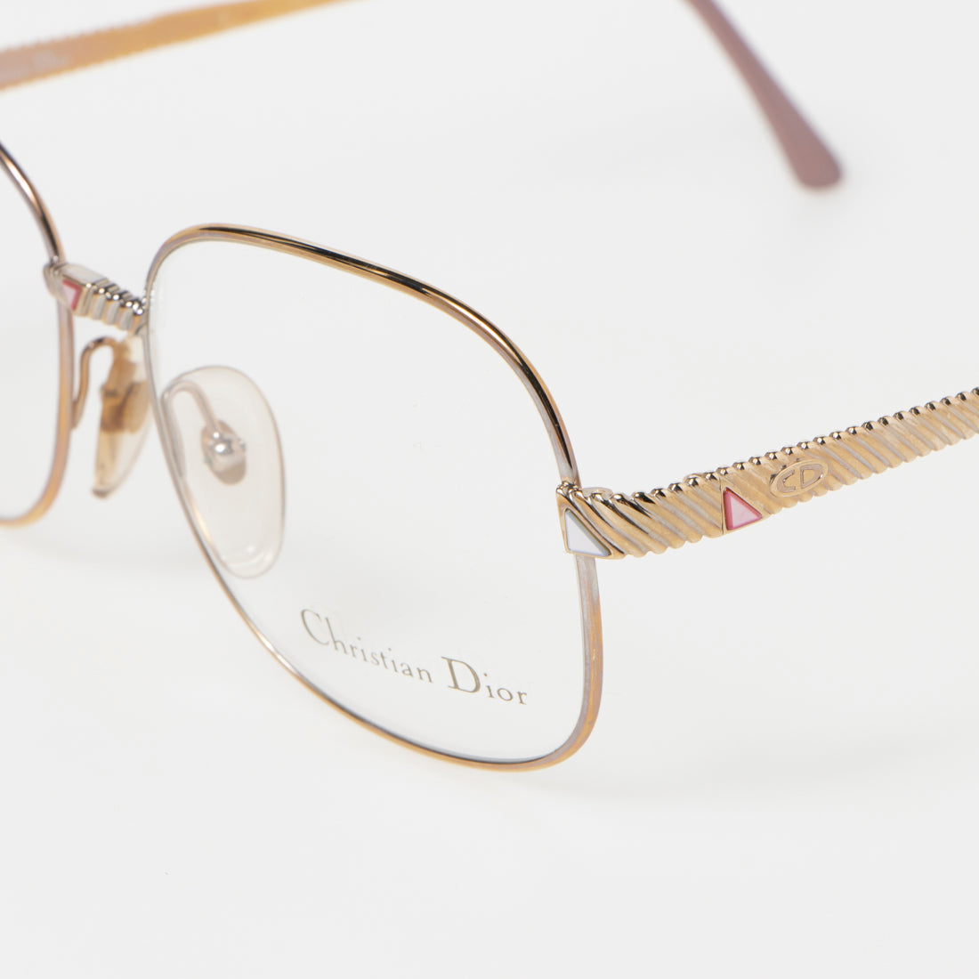 ディオール Dior メガネ 眼鏡 アイウェア レディース メンズ (ゴールド) ゴールド