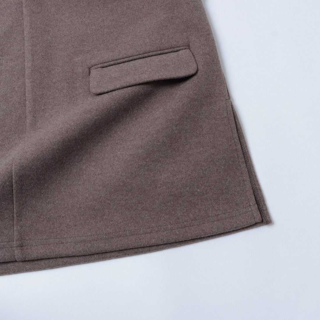 チーロ CHILLO メルトンジャージジレ (モカ) モカ