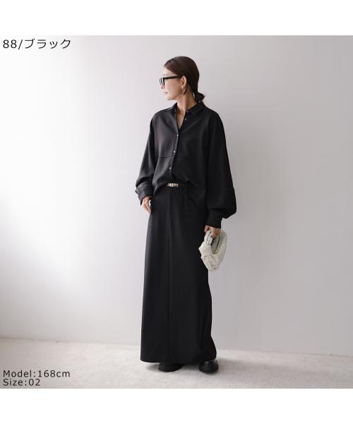 クロシェ CLOCHE CLOCHE シャツ 85639 ブラウス ボリュームスリーブ (85/ブラウン) 85/ブラウン