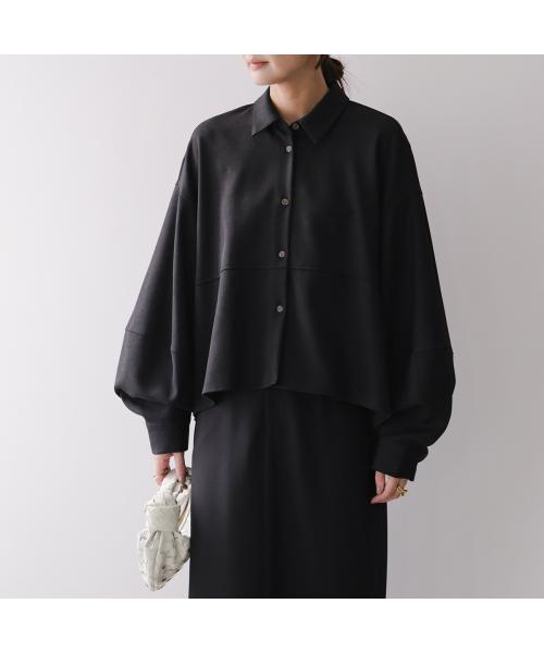 クロシェ CLOCHE CLOCHE シャツ 85639 ブラウス ボリュームスリーブ (85/ブラウン) 85/ブラウン