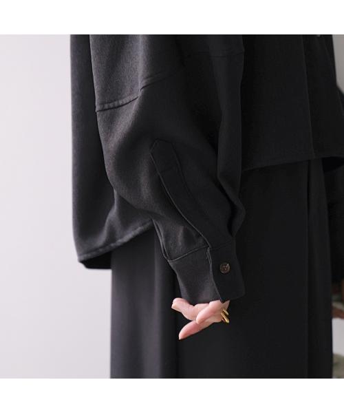 クロシェ CLOCHE CLOCHE シャツ 85639 ブラウス ボリュームスリーブ (85/ブラウン) 85/ブラウン