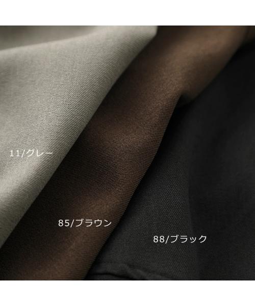 クロシェ CLOCHE CLOCHE シャツ 85639 ブラウス ボリュームスリーブ (85/ブラウン) 85/ブラウン