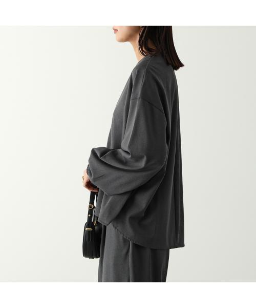 クロシェ CLOCHE CLOCHE ブラウス 85667 Vネック シアーバター ストレッチ (78/グレー) 78/グレー