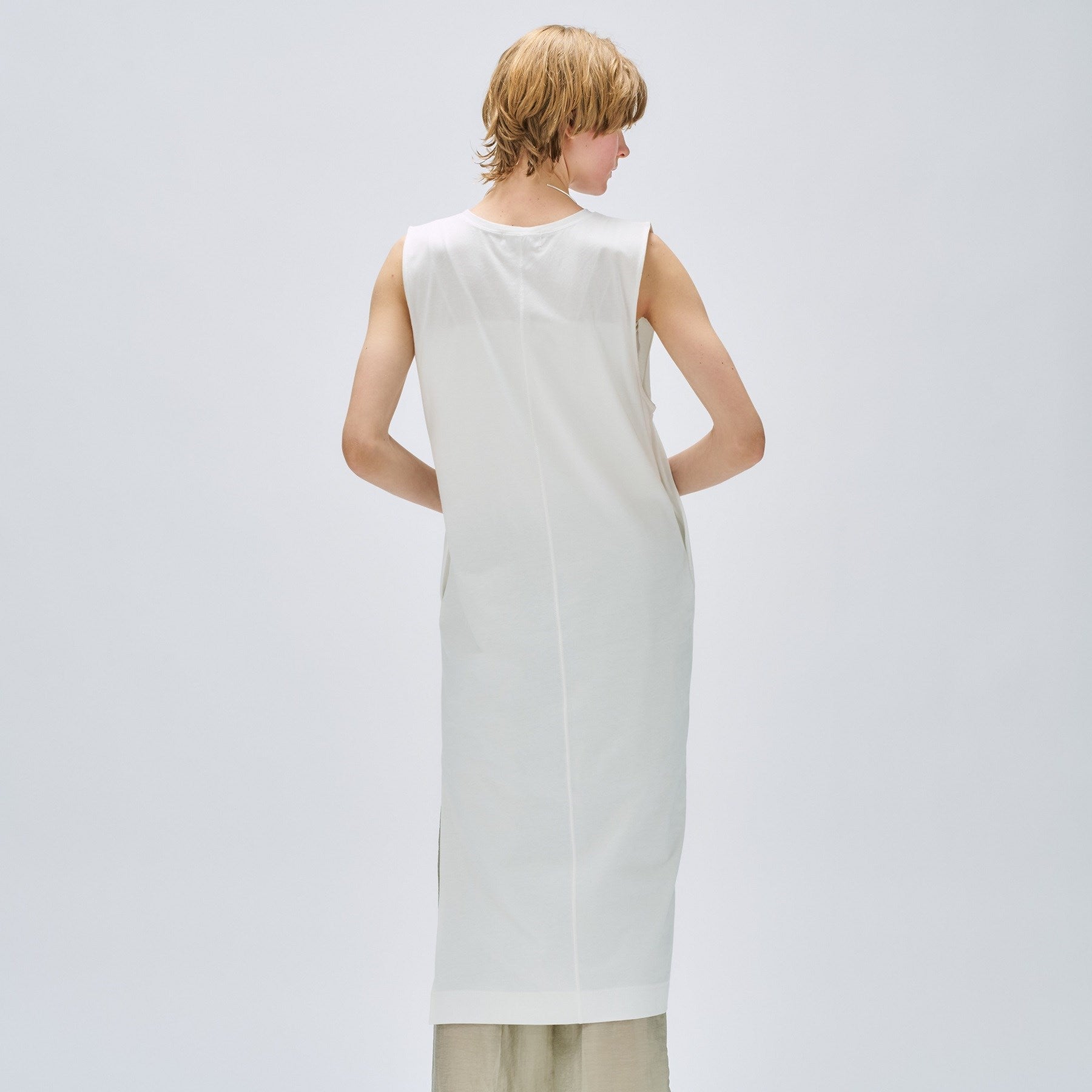 クロエンス cloenc 【UVカット/接触冷感】コットンブレンドロングカットソーワンピース (ブラウン(044)) ブラウン(044)