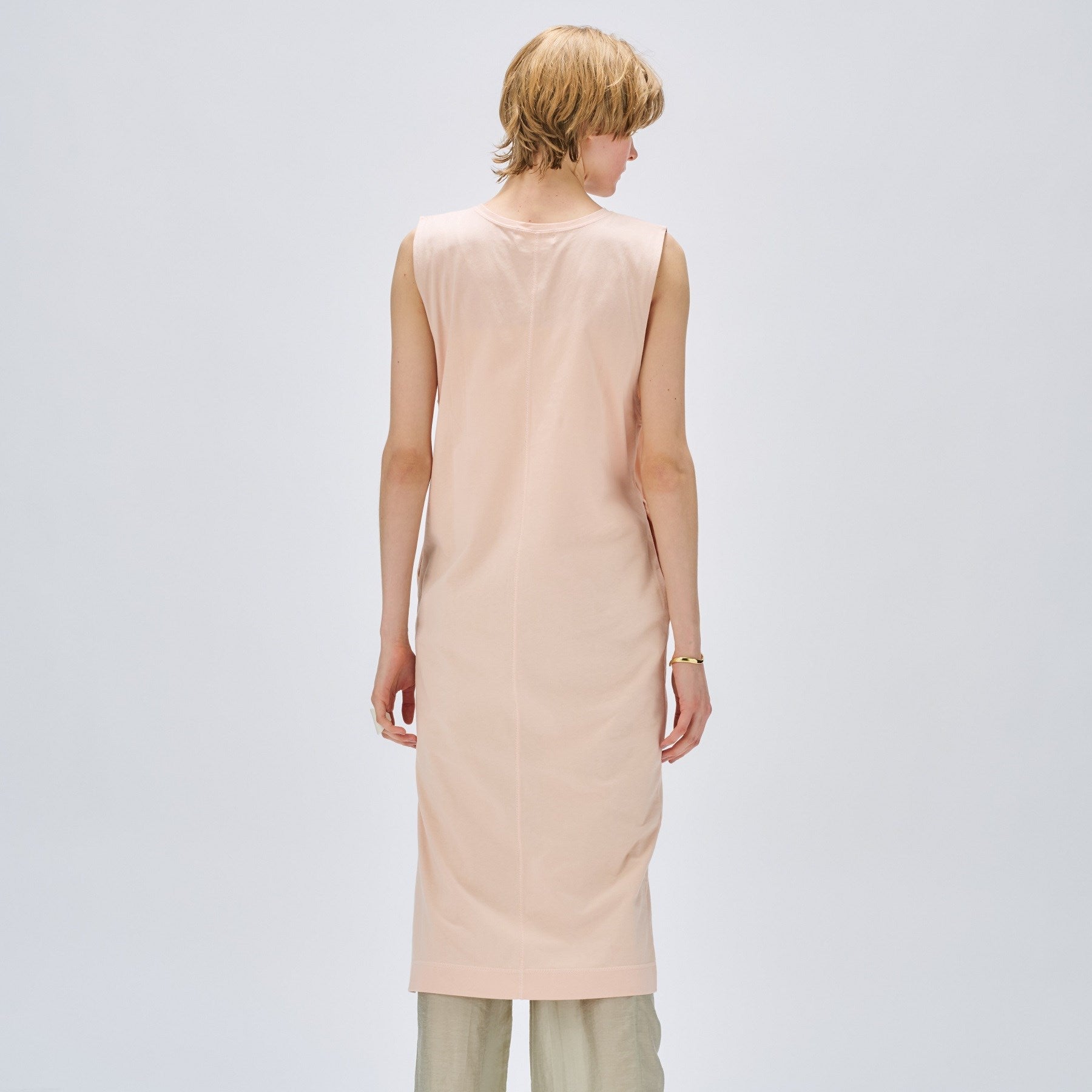 クロエンス cloenc 【UVカット/接触冷感】コットンブレンドロングカットソーワンピース (ブラウン(044)) ブラウン(044)