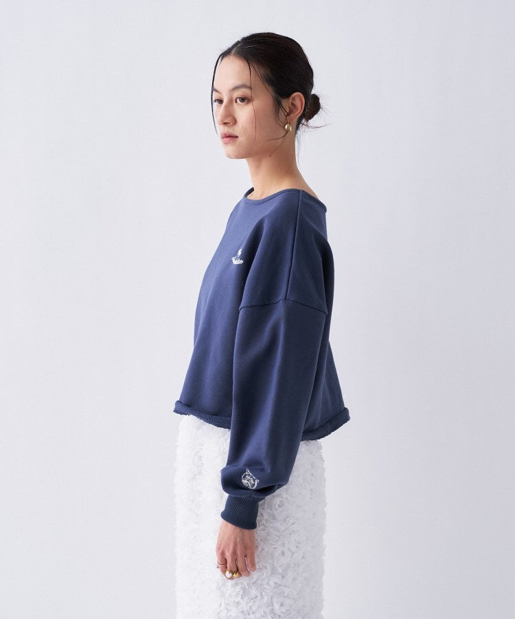 クロエンス cloenc 【Philly chocolate】キャットモチーフ2wayスウェット (ベージュ(152)) ベージュ(152)