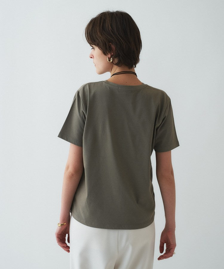 クロエンス cloenc ロゴプリントTシャツ (サックスブルー(290)) サックスブルー(290)