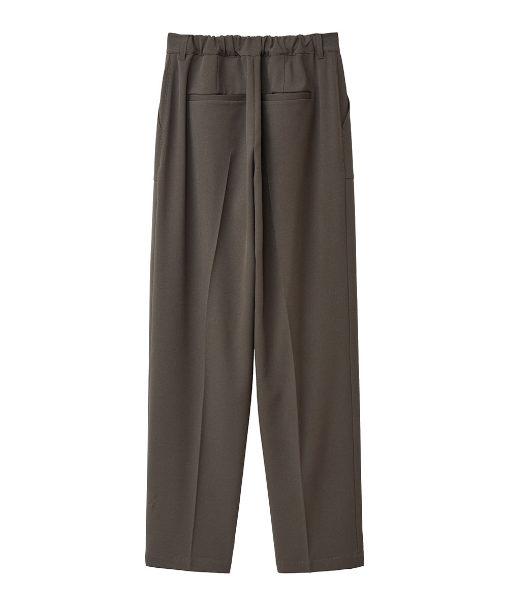 マノフ MANOF POCKET STITCH CENTER PRESS PANTS (KHAKI) KHAKI