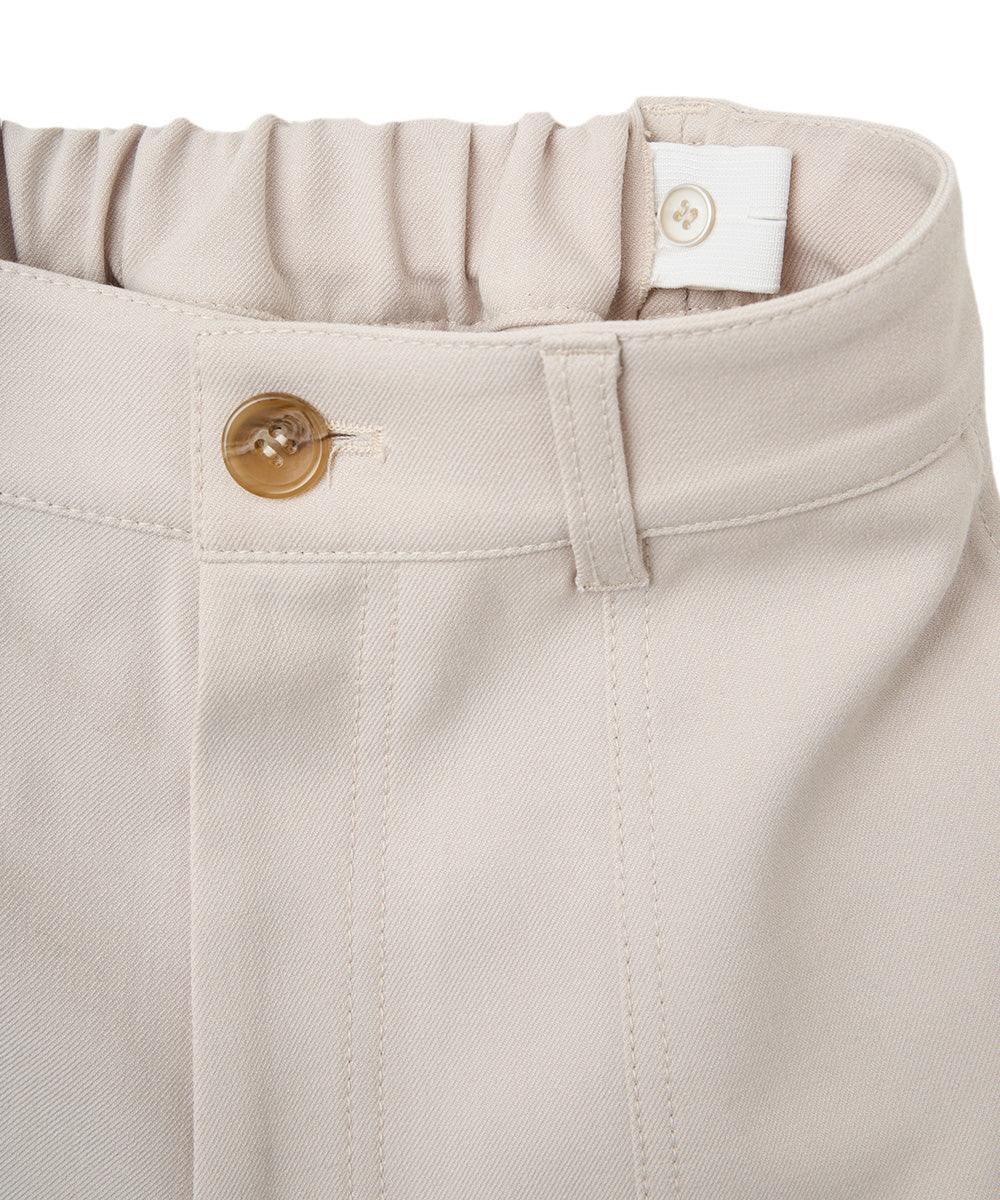 マノフ MANOF POCKET STITCH CENTER PRESS PANTS (KHAKI) KHAKI
