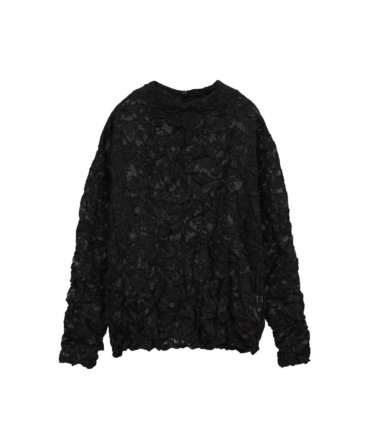 マノフ MANOF SHADOW CROUD PULL OVER (BLACK) BLACK