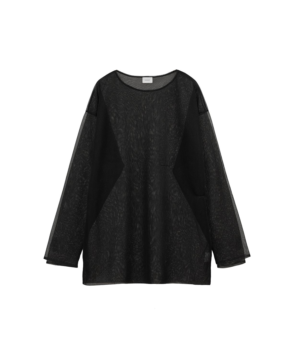 マノフ MANOF DOUBLE LAYERED KNIT (MINT) MINT
