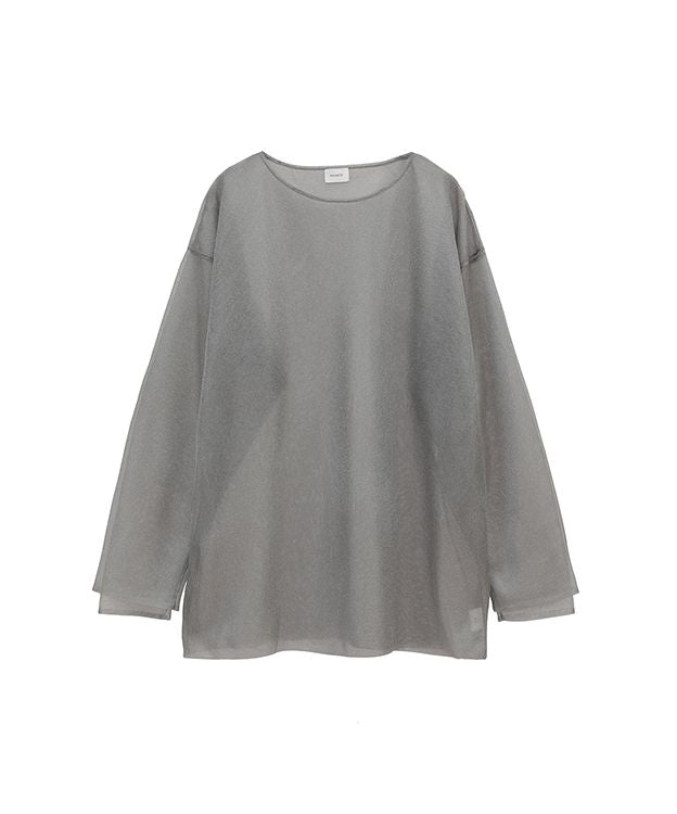 マノフ MANOF DOUBLE LAYERED KNIT (SILVER) SILVER