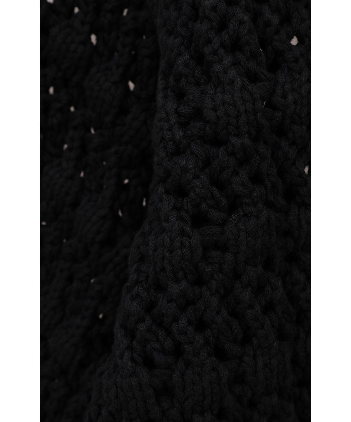 マノフ MANOF CHROCHET LIKE KNIT (BLACK) BLACK
