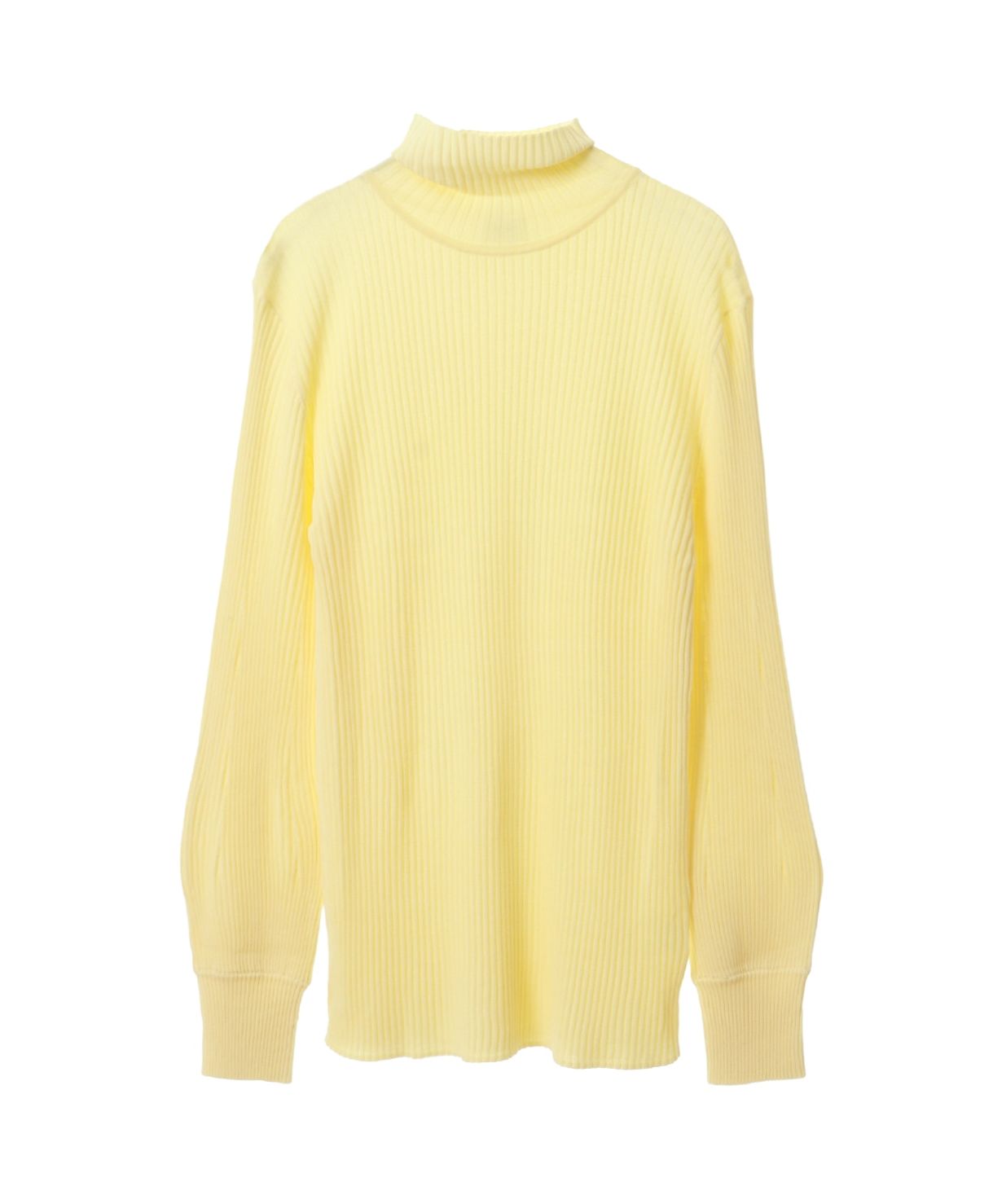 マノフ MANOF TURTLE NECK WIDE SLEEVE RIB KNIT (PINK) PINK