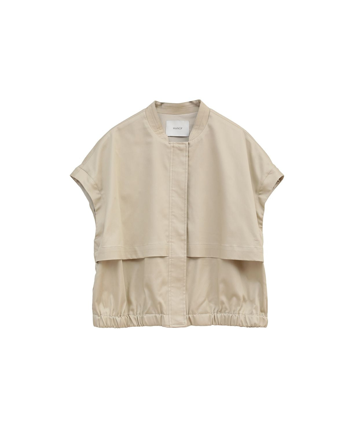 マノフ MANOF LAYERD COMBI BLOUSON (BEIGE) BEIGE