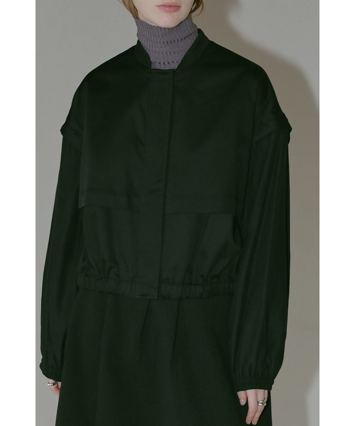 マノフ MANOF LAYERD COMBI BLOUSON (BEIGE) BEIGE