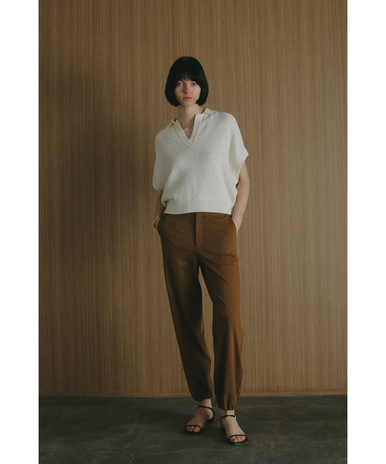 マノフ MANOF SPORTS JOGGER PANTS (BROWN) BROWN