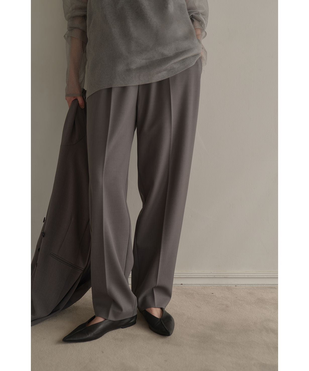 マノフ MANOF 【セットアップ対応商品】TAPERED GOM PANTS (NAVY) NAVY