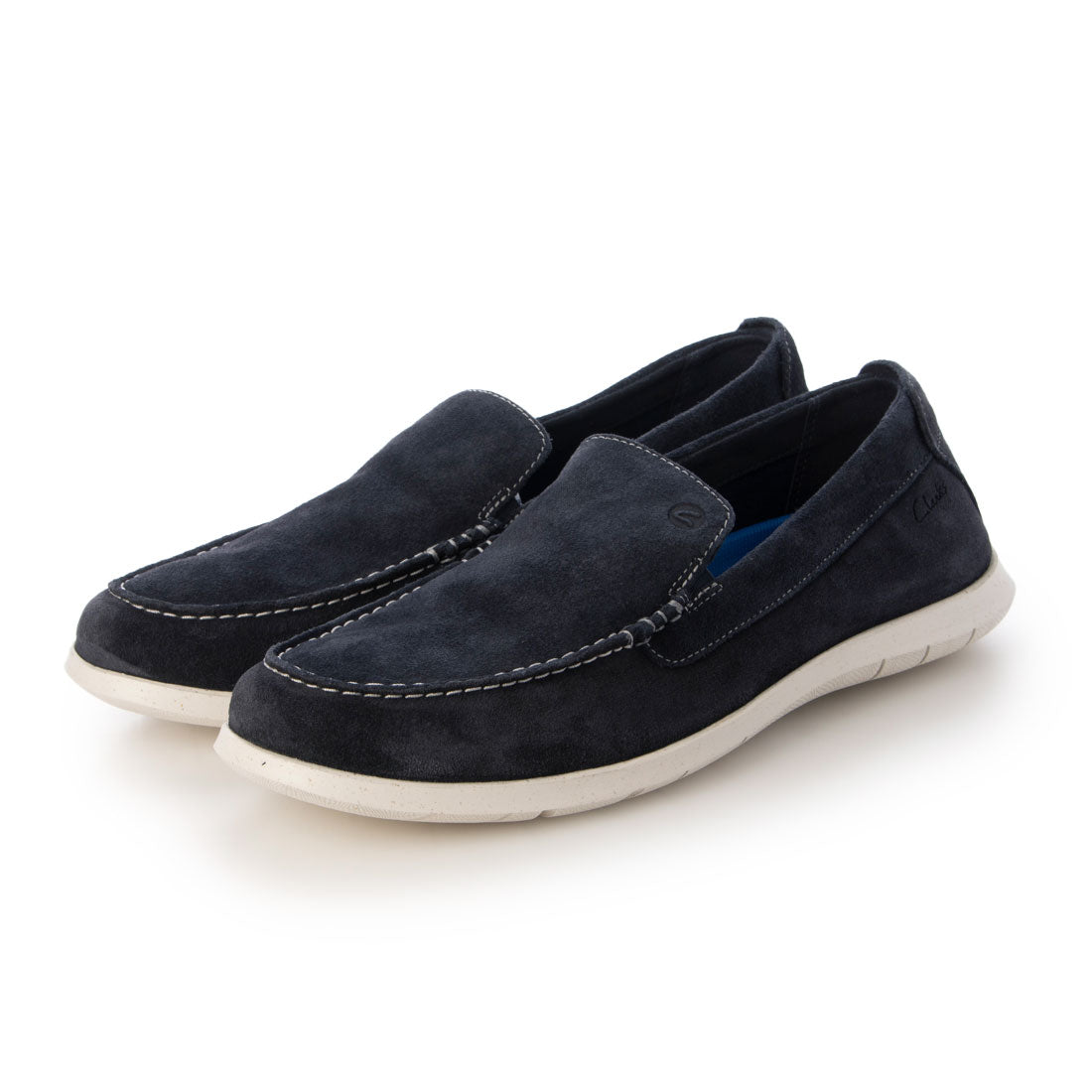 クラークス Clarks Flexway Step (Navy Suede) Navy Suede