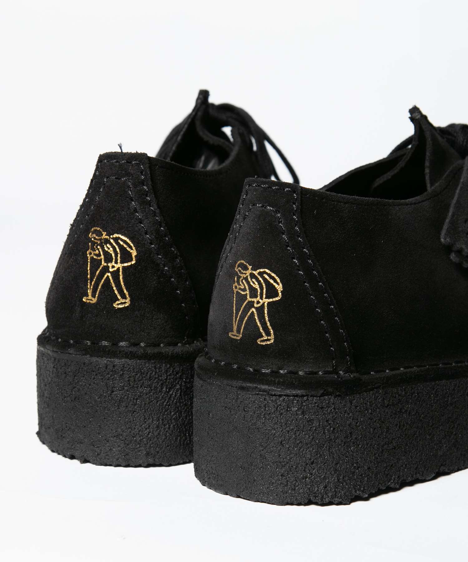 クラークス Clarks 26174019 靴子 Trek Wedge. 女士 旅行楔形 厚底 鞋帶 圓頭 麂皮